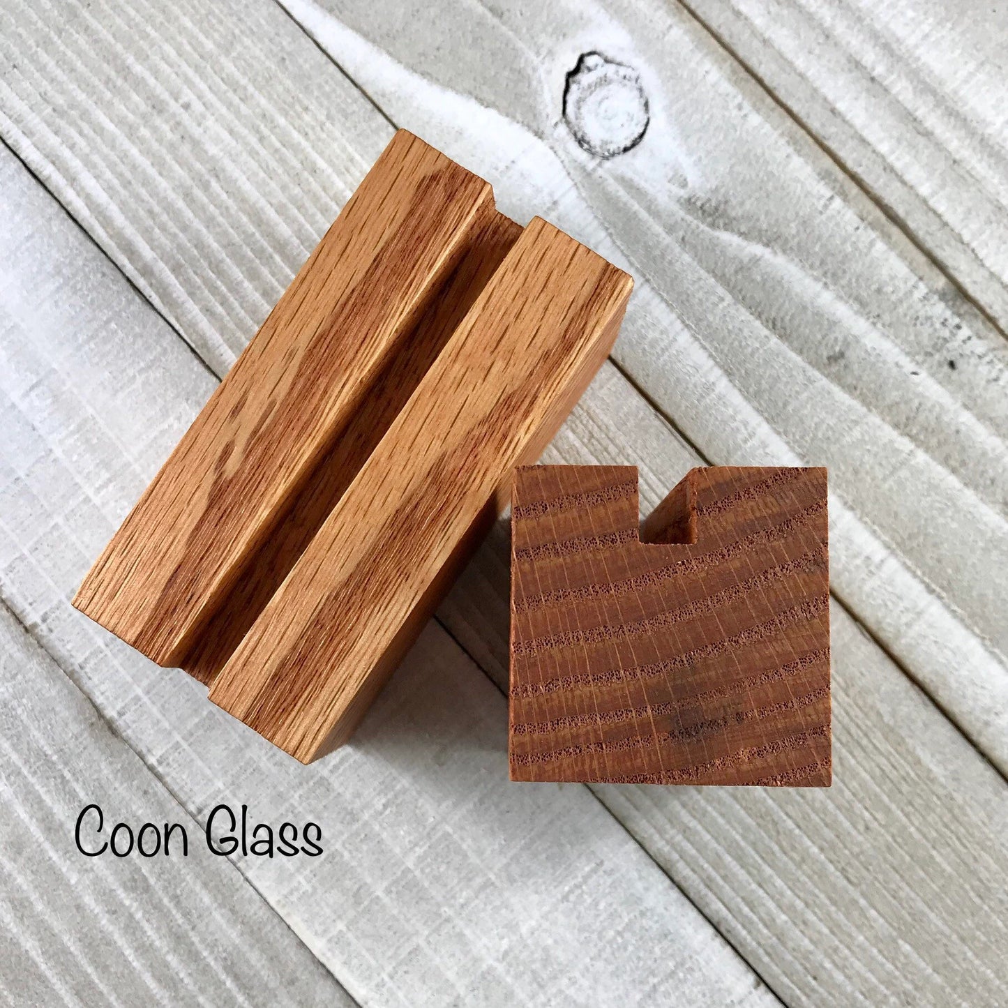 2 and 3 Inch Handcrafted Oak Wood Art Display Stand: Fused Glass & Suncatcher Holder