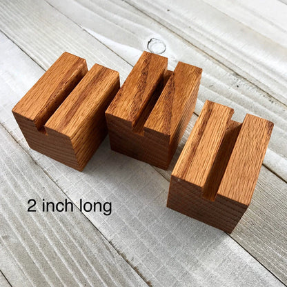 2 and 3 Inch Handcrafted Oak Wood Art Display Stand: Fused Glass & Suncatcher Holder