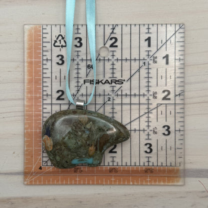 Fused Glass Bear Ornament – Recycled Glass Bear – “You Make Everyday Bearable” Gift