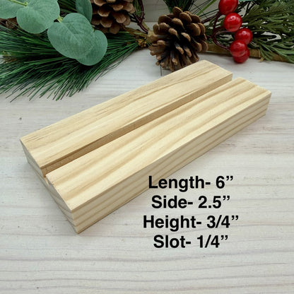 Unfinished Pine Wood Display Stands for Fused Glass & Stained Glass – Ready to Paint or Stain
