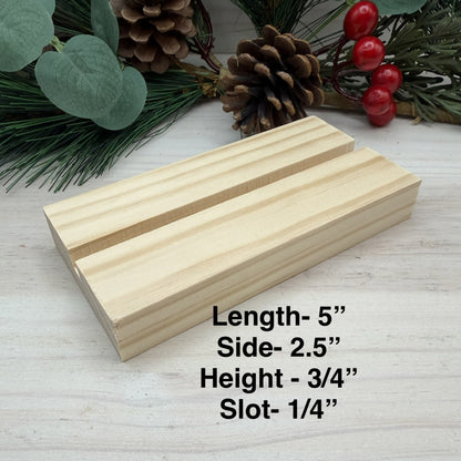 Unfinished Pine Wood Display Stands for Fused Glass & Stained Glass – Ready to Paint or Stain