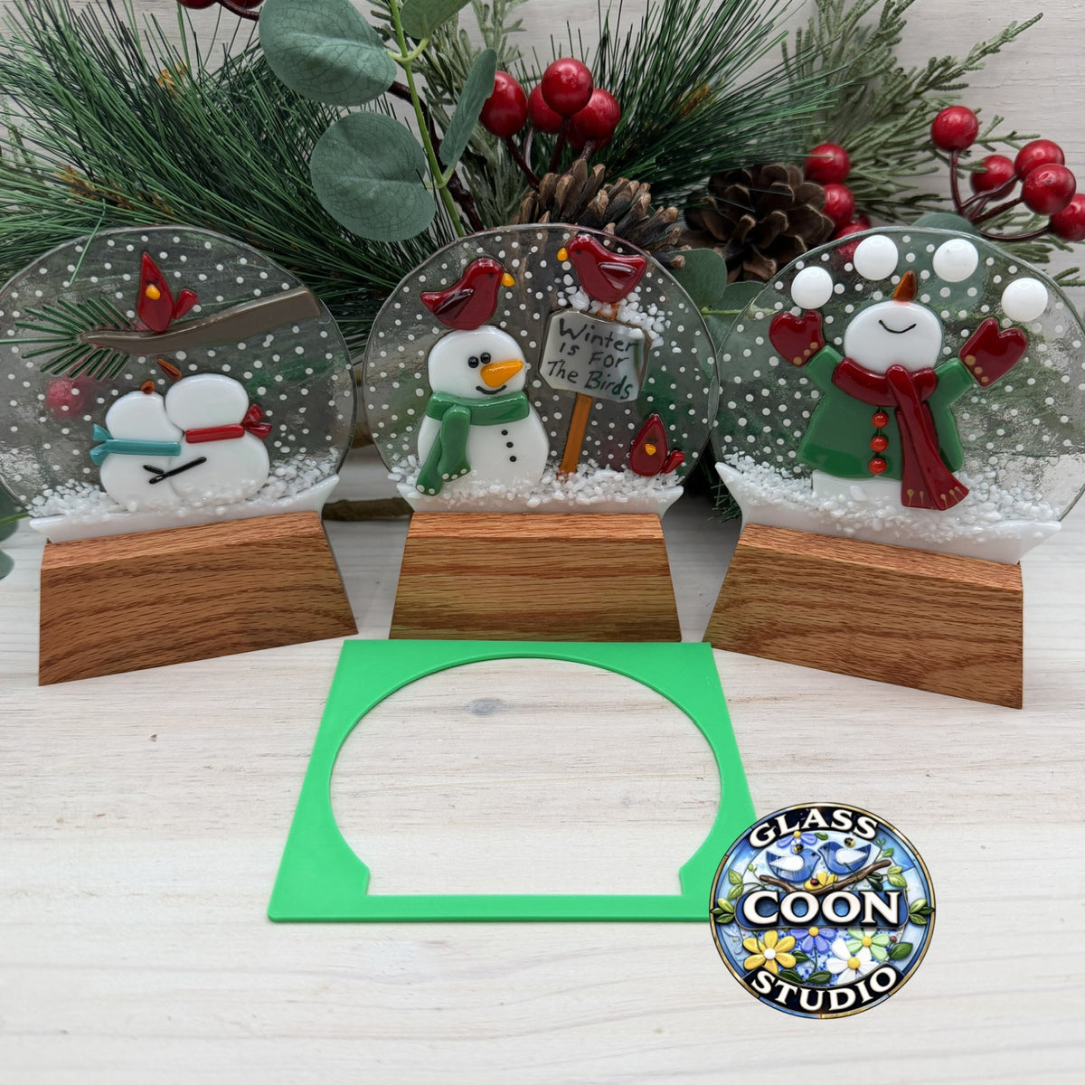 Snow Globe Template for Glass Art