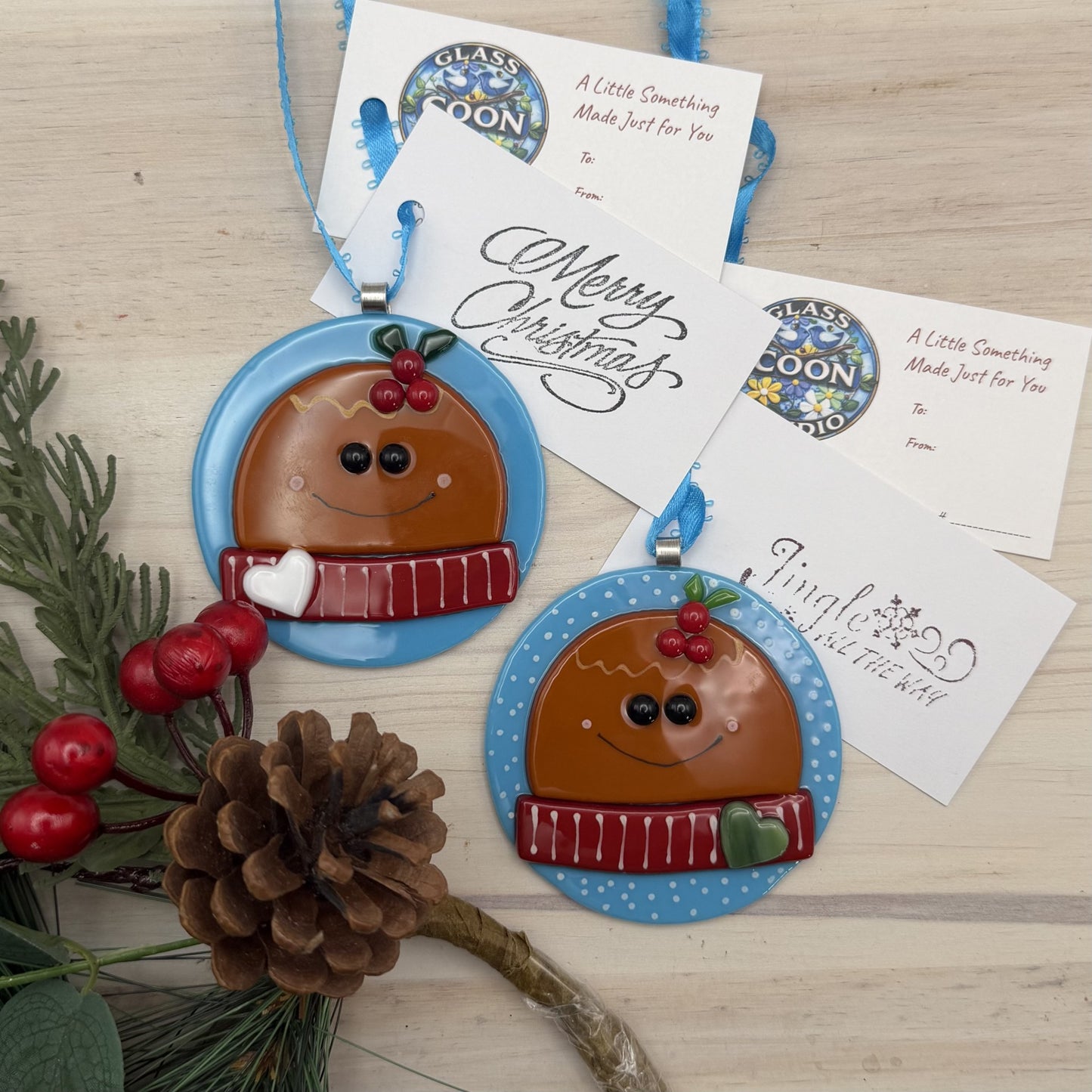 Fused Glass Pattern – Gingerbread Man Ornament | Beginner PDF Pattern