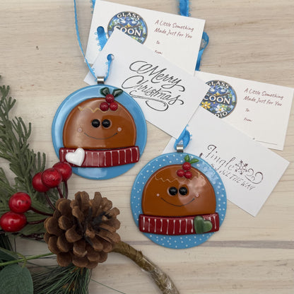 Fused Glass Pattern – Gingerbread Man Ornament | Beginner PDF Pattern