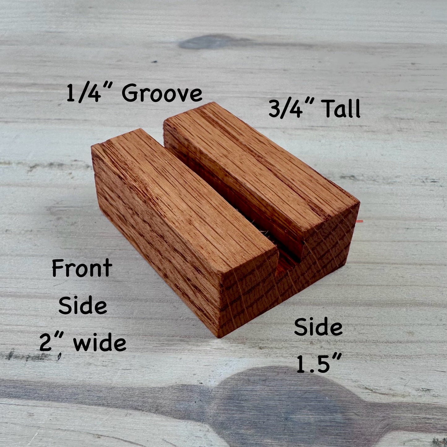 Oak Ornament Display Stand: Fused & Stained Glass Holder (2/2.5 inch)