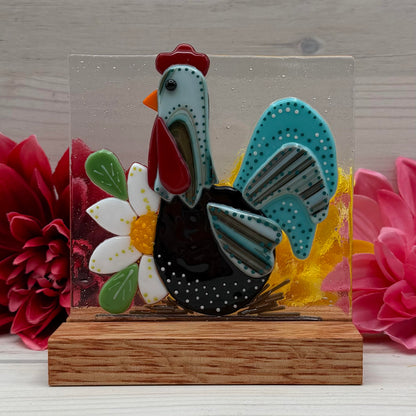 Fused Glass Rooster Pattern – PDF Download - Digital Download